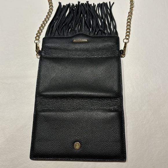 Rebecca Minkoff Finn Leather Mini Cross Body Bag, Black - Picture 7 of 10